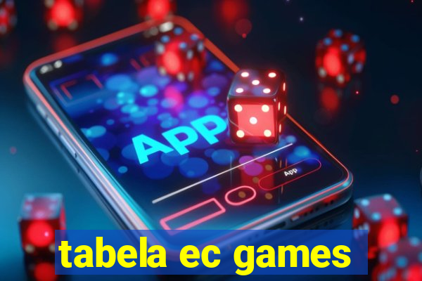 tabela ec games